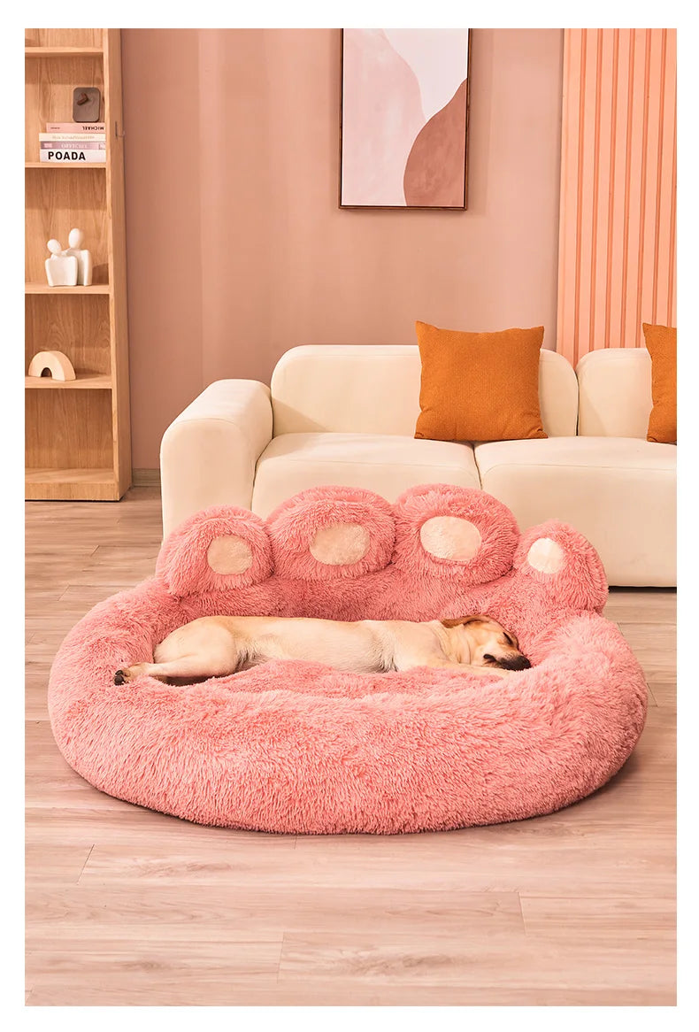 “CozyPaws Sofa Bed – For Small to Large Pets”