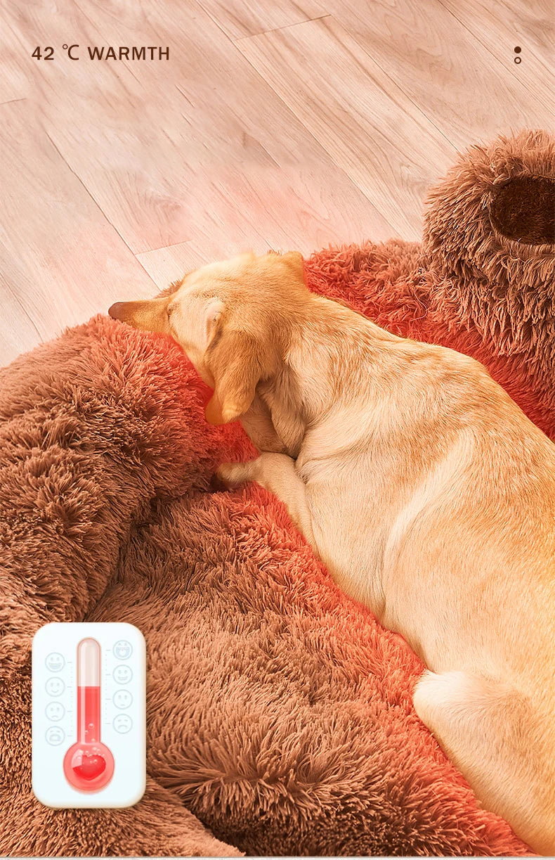 “CozyPaws Sofa Bed – For Small to Large Pets”