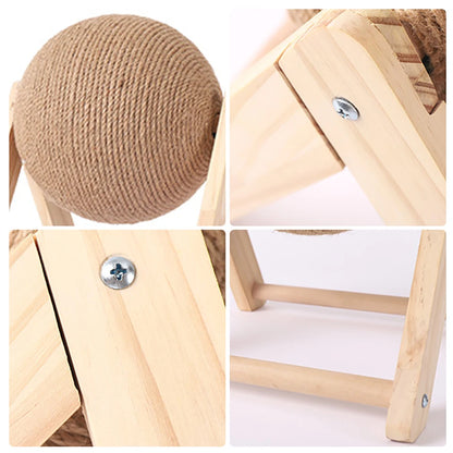 “Scratchy Ball – Sisal Toy for Happy Paws”