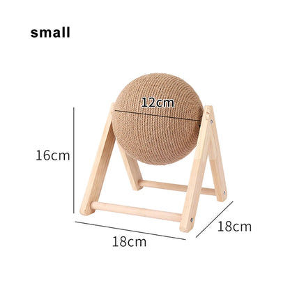 “Scratchy Ball – Sisal Toy for Happy Paws”