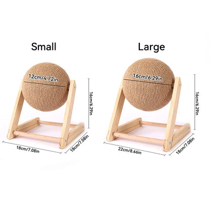 “Scratchy Ball – Sisal Toy for Happy Paws”