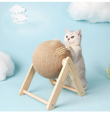 “Scratchy Ball – Sisal Toy for Happy Paws”