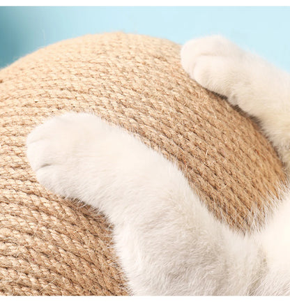 “Scratchy Ball – Sisal Toy for Happy Paws”