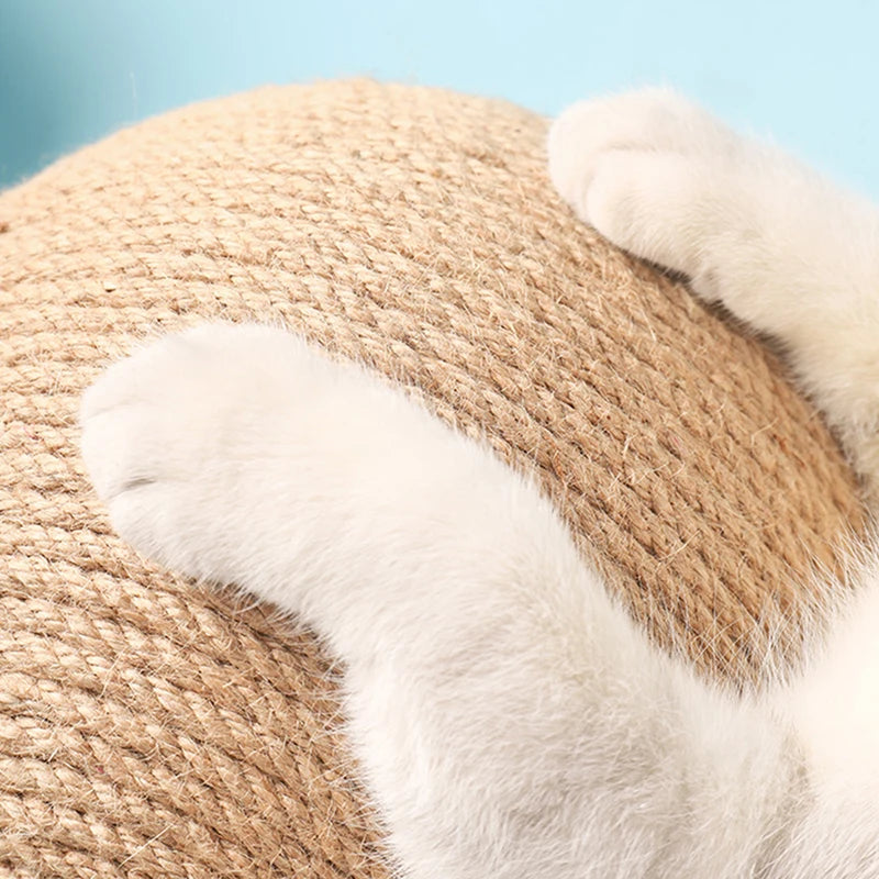 “Scratchy Ball – Sisal Toy for Happy Paws”
