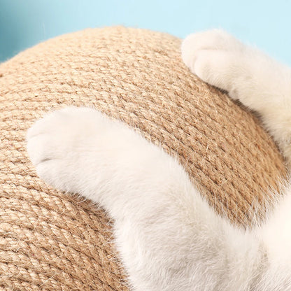“Scratchy Ball – Sisal Toy for Happy Paws”