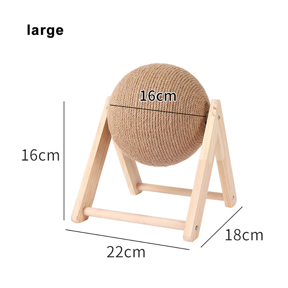 “Scratchy Ball – Sisal Toy for Happy Paws”