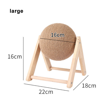 “Scratchy Ball – Sisal Toy for Happy Paws”