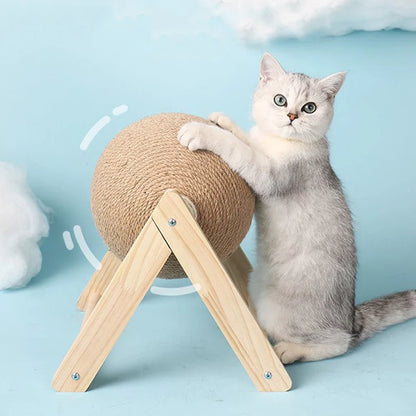 “Scratchy Ball – Sisal Toy for Happy Paws”