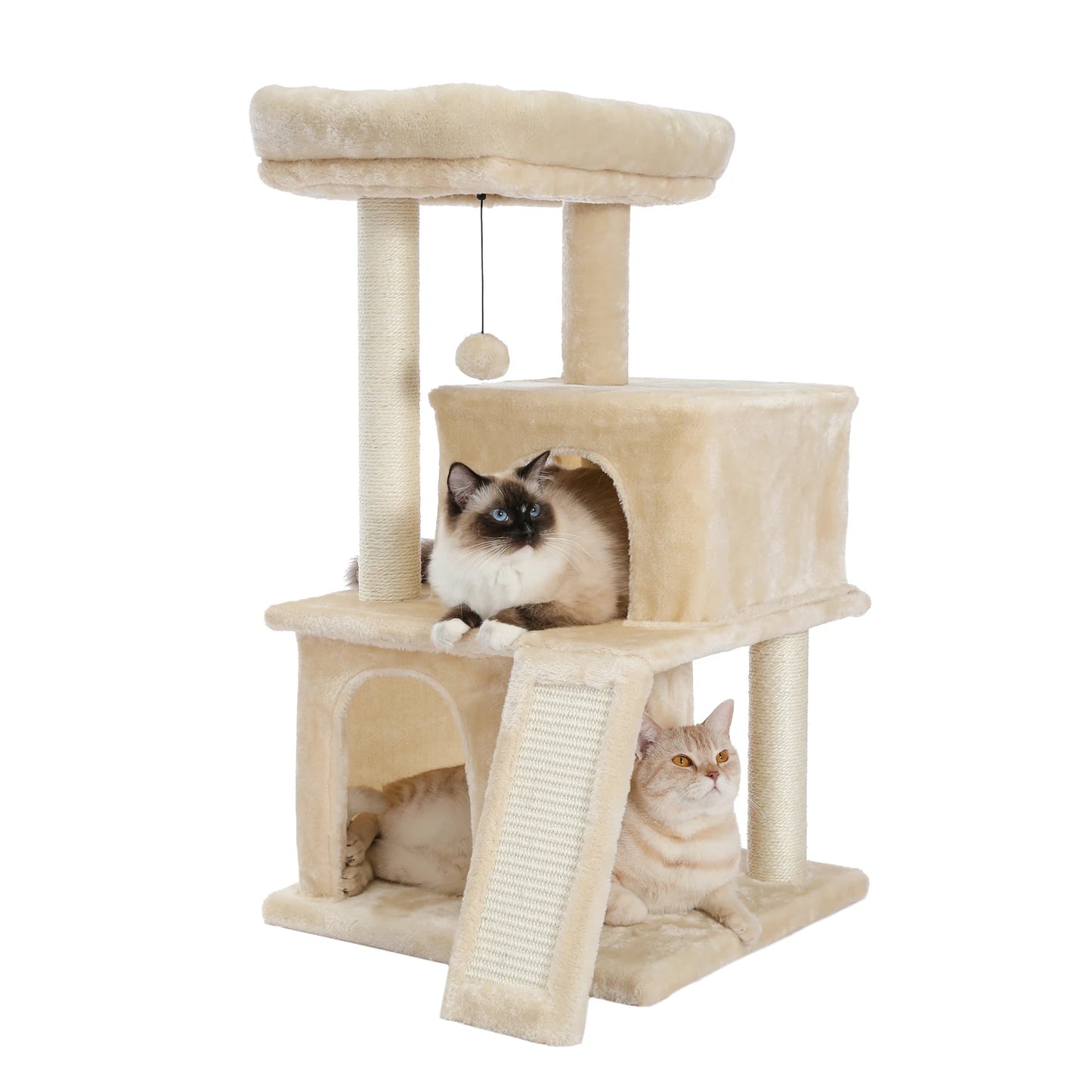 “Mega Cat Tower – Condos, Scratch Posts & Toys”