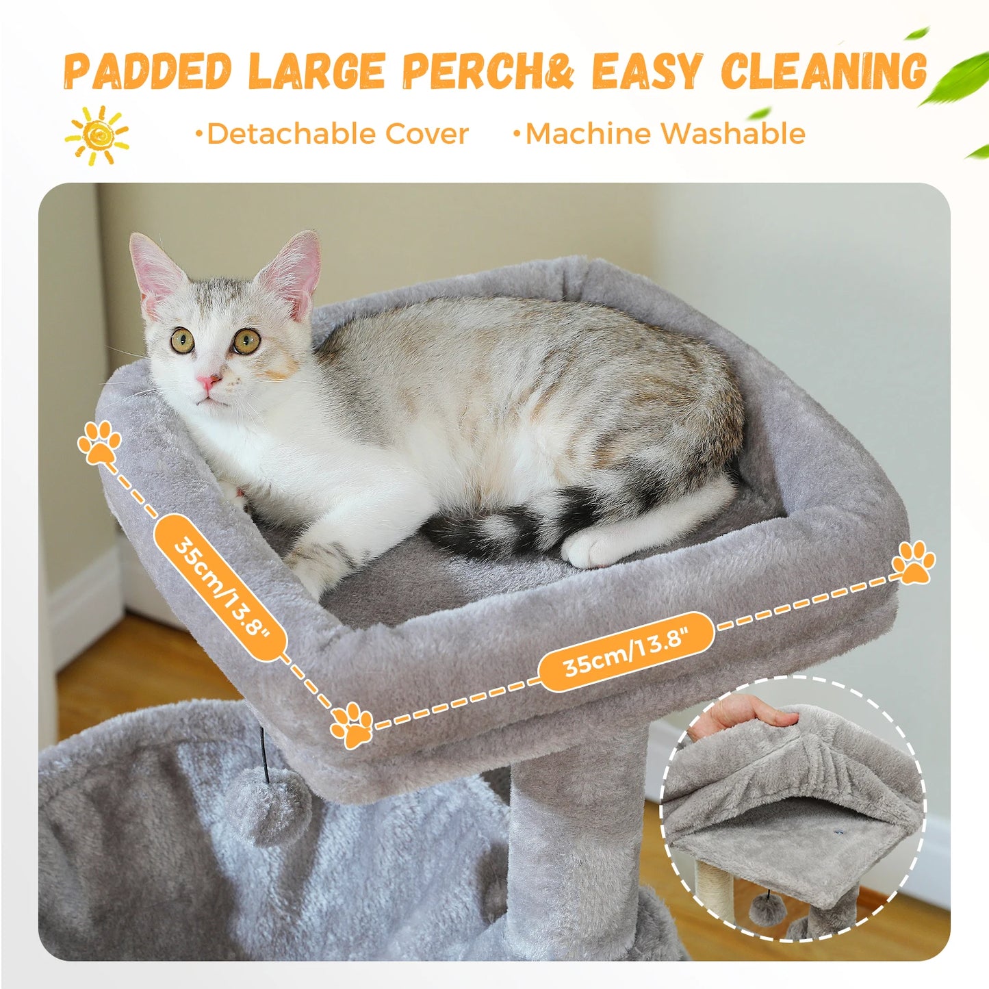 “Mega Cat Tower – Condos, Scratch Posts & Toys”