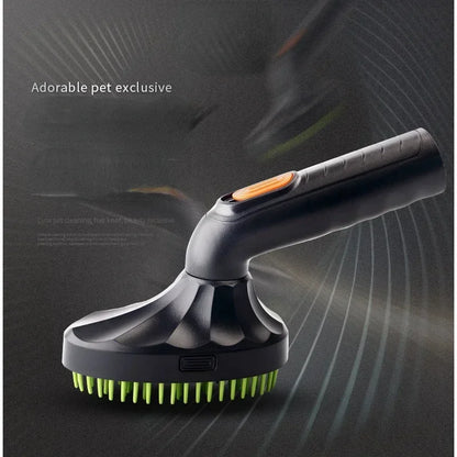Pet Grooming Brush Vacuum Attachment – 32mm Tool for Removing Loose Hair from Dogs