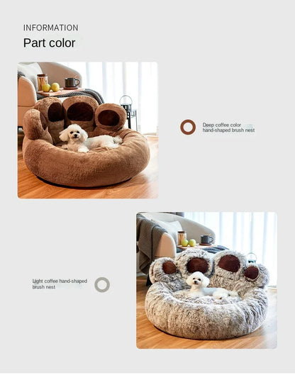 Kennel Winter Warm Deep Sleep Small Dog Dog Mattress Removable and Washable Pet Dog Supplies