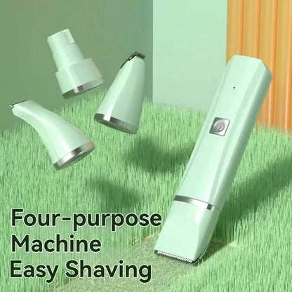 Rechargeable Pet Grooming Kit – Low-Noise Trimmer & Cordless Nail Grinder for Dogs