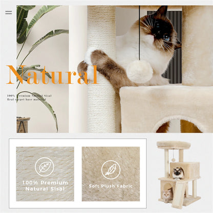 “Mega Cat Tower – Condos, Scratch Posts & Toys”