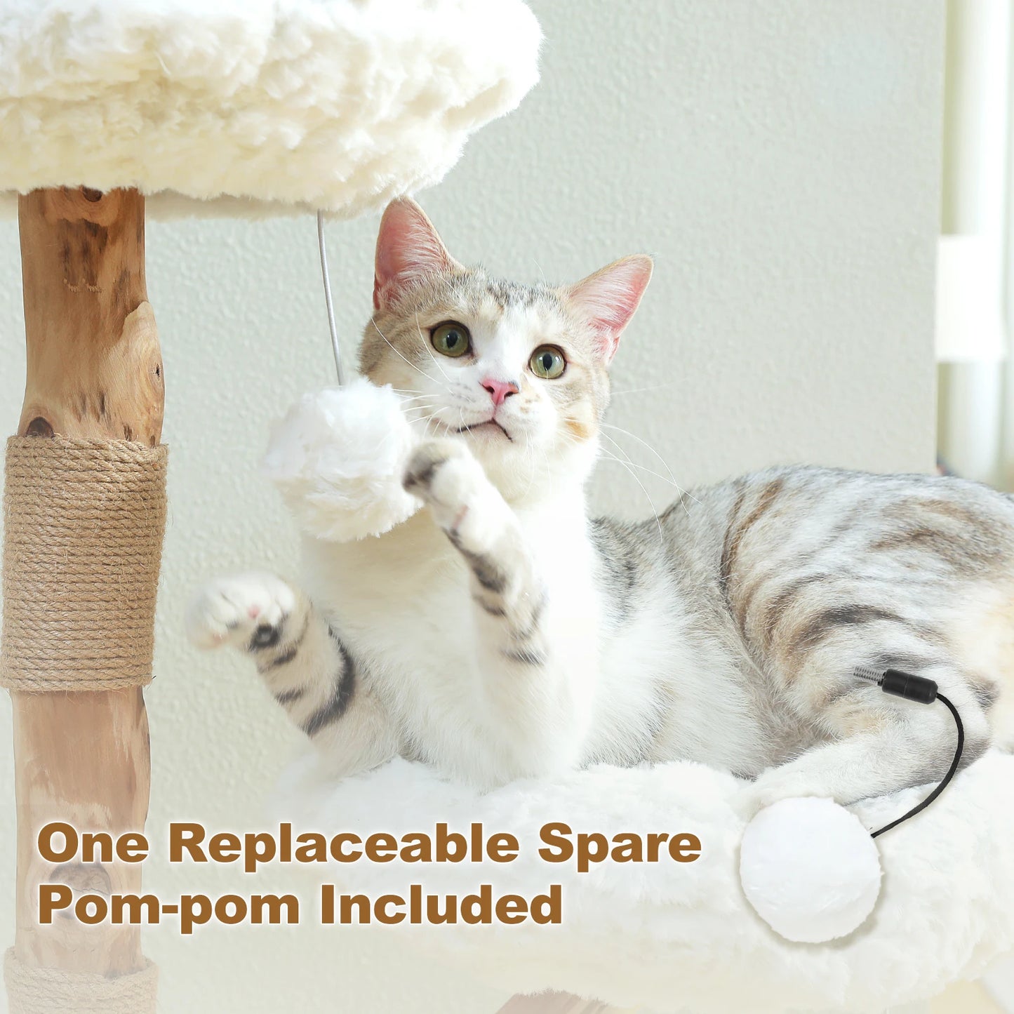 “Blossom Tree – Cat Tower with Scratcher & Bed”