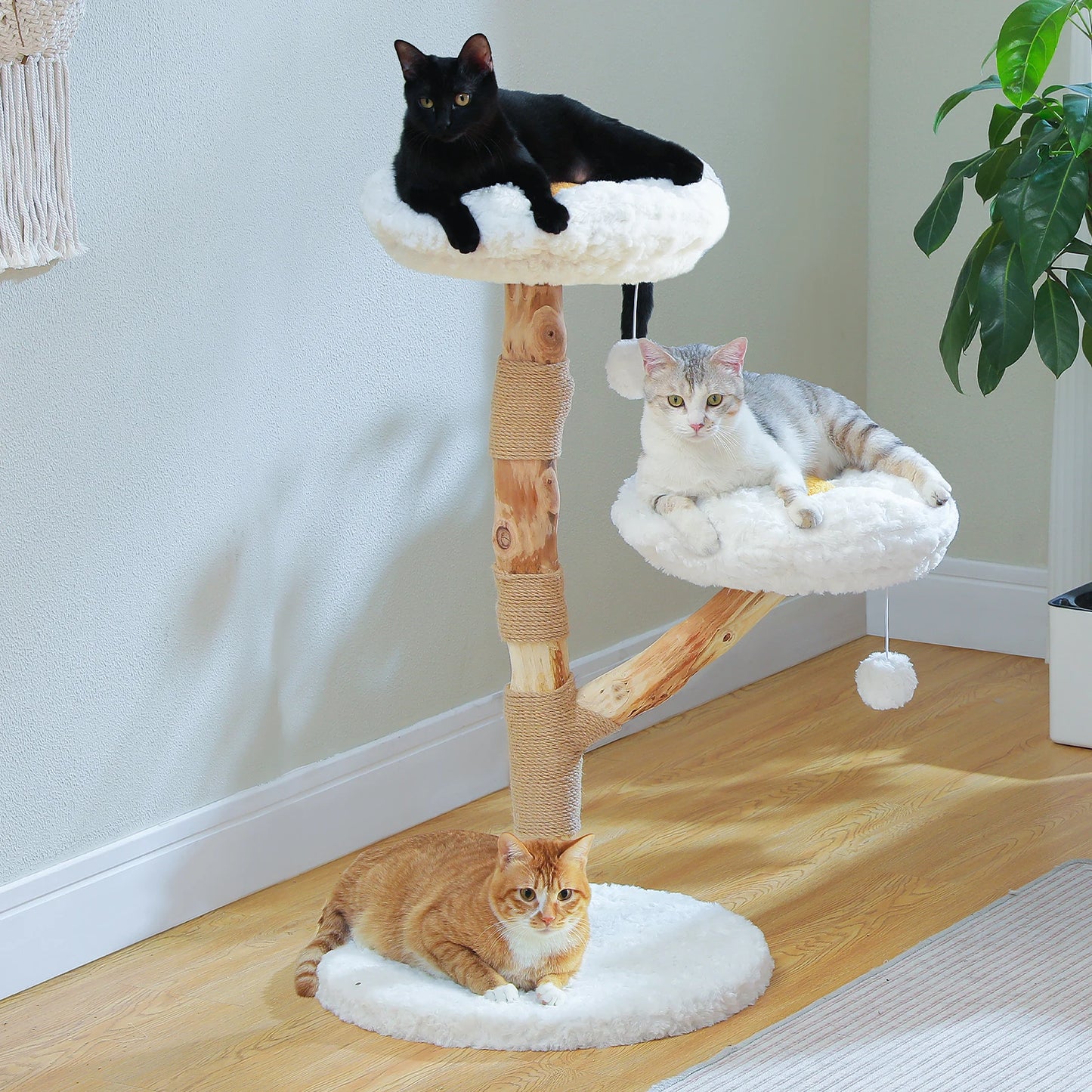 “Blossom Tree – Cat Tower with Scratcher & Bed”