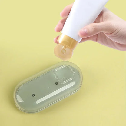 Silicone Dog Bath Brush with Shampoo Dispenser