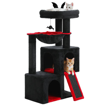 “Mega Cat Tower – Condos, Scratch Posts & Toys”