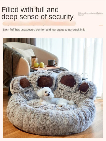Kennel Winter Warm Deep Sleep Small Dog Dog Mattress Removable and Washable Pet Dog Supplies