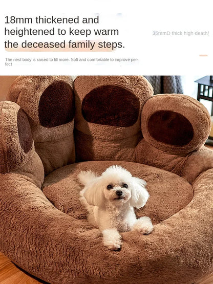 Kennel Winter Warm Deep Sleep Small Dog Dog Mattress Removable and Washable Pet Dog Supplies