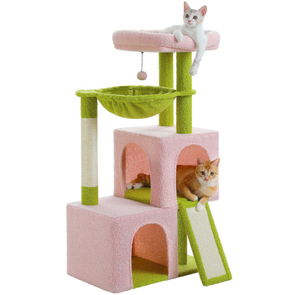 “Mega Cat Tower – Condos, Scratch Posts & Toys”