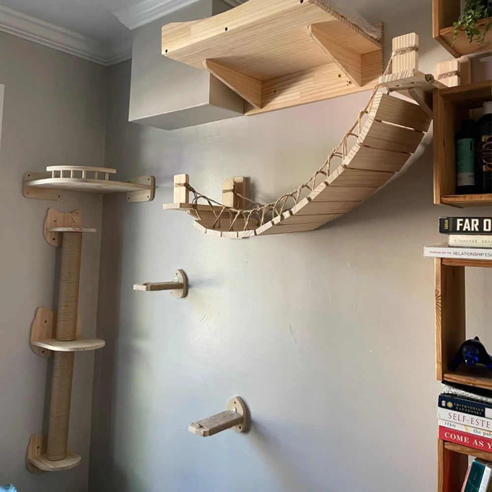 “Wall Cat Perch – Bridge, House & Climbing Fun”