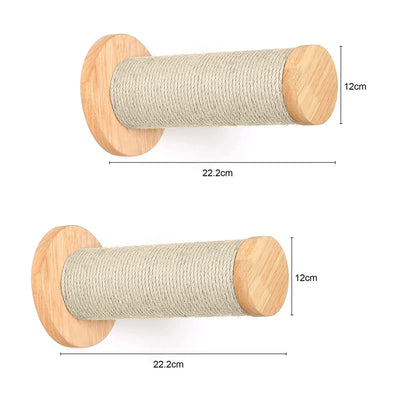 “Purrfect Wall Fun – Cat Hammock & Climber”
