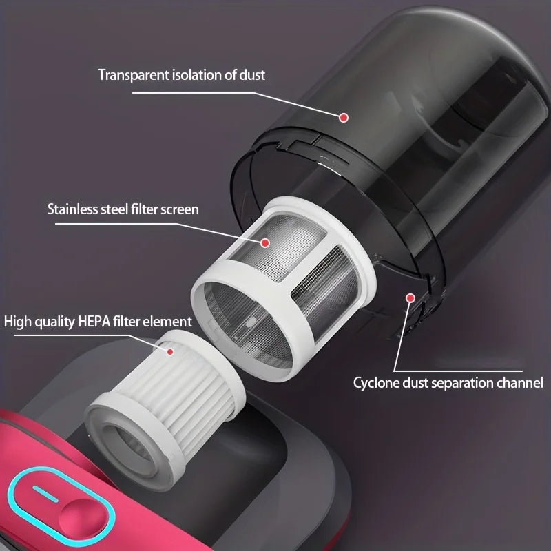 Cordless Pet Hair Vacuum – Easy-to-Use Handheld Cleaner for Pet Messes on Beds & Furniture
