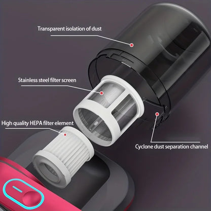 Cordless Pet Hair Vacuum – Easy-to-Use Handheld Cleaner for Pet Messes on Beds & Furniture