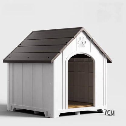 Weatherproof Insulated Dog Kennel for Medium to Large Dogs – Breathable Outdoor Yard Shelter