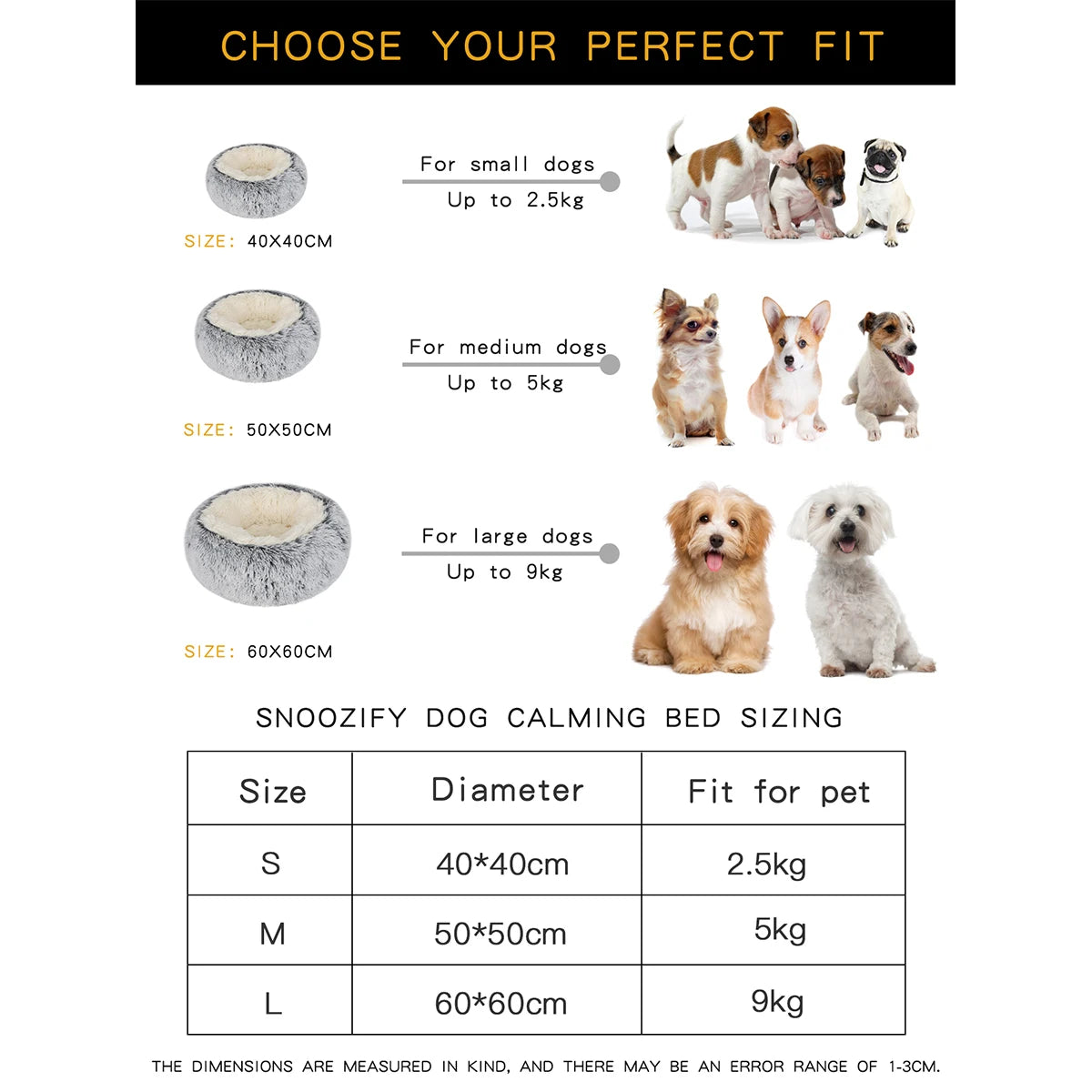 “Snuggle Donut – Soft Round Bed for Pets”