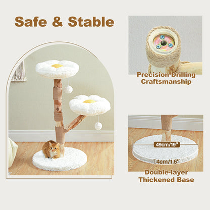 “Blossom Tree – Cat Tower with Scratcher & Bed”