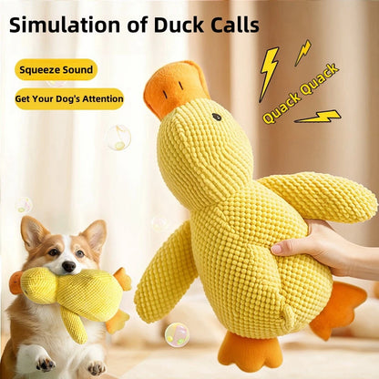 “Plush Duck Toy – Molar Relief & Fun Sounds”