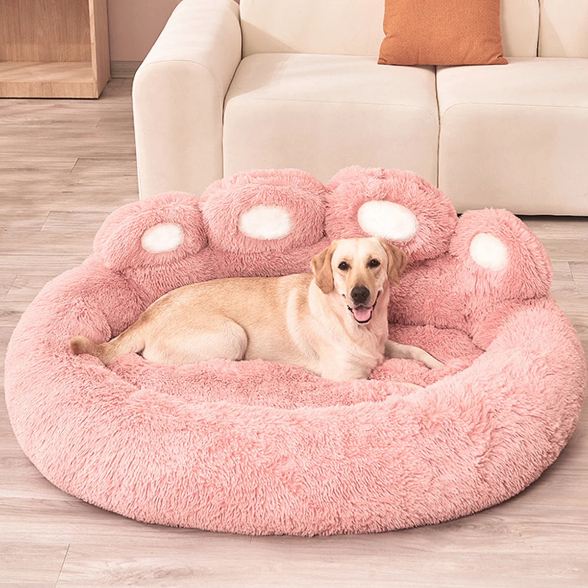 “CozyPaws Sofa Bed – For Small to Large Pets”