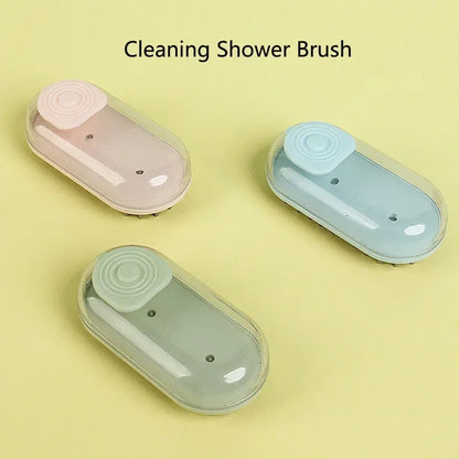 Silicone Dog Bath Brush with Shampoo Dispenser