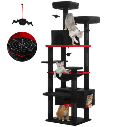 “Purr Palace – Large Tree with Scratcher & Bed”