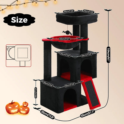 “Mega Cat Tower – Condos, Scratch Posts & Toys”