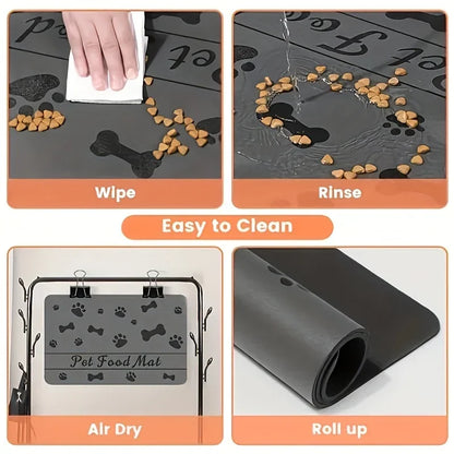 Waterproof Pet Feeding Mat – Quick-Dry Absorbent Non-Slip Design