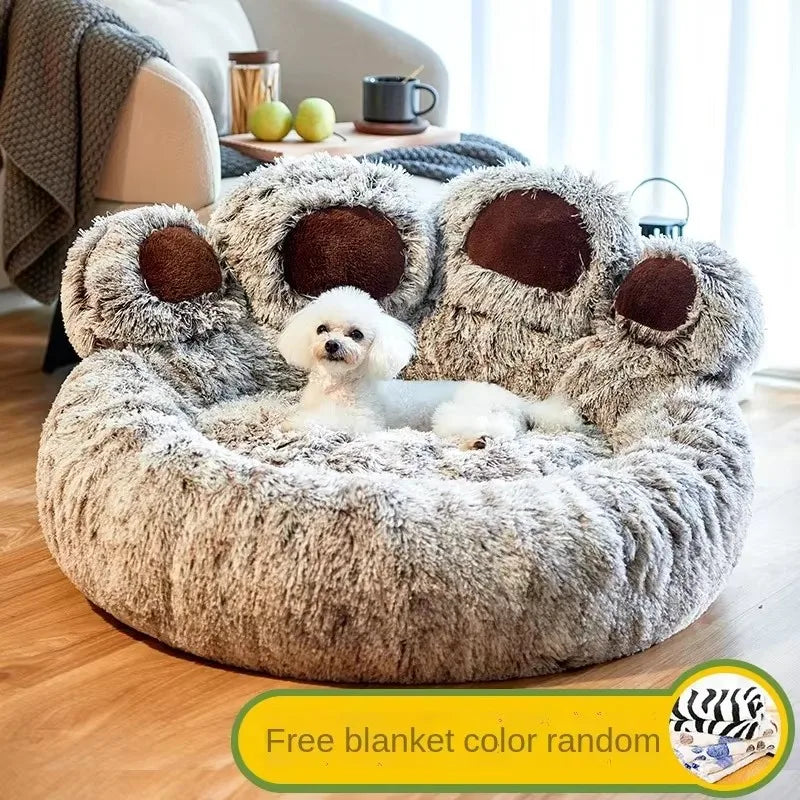 Kennel Winter Warm Deep Sleep Small Dog Dog Mattress Removable and Washable Pet Dog Supplies