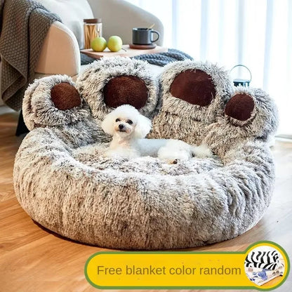 Kennel Winter Warm Deep Sleep Small Dog Dog Mattress Removable and Washable Pet Dog Supplies