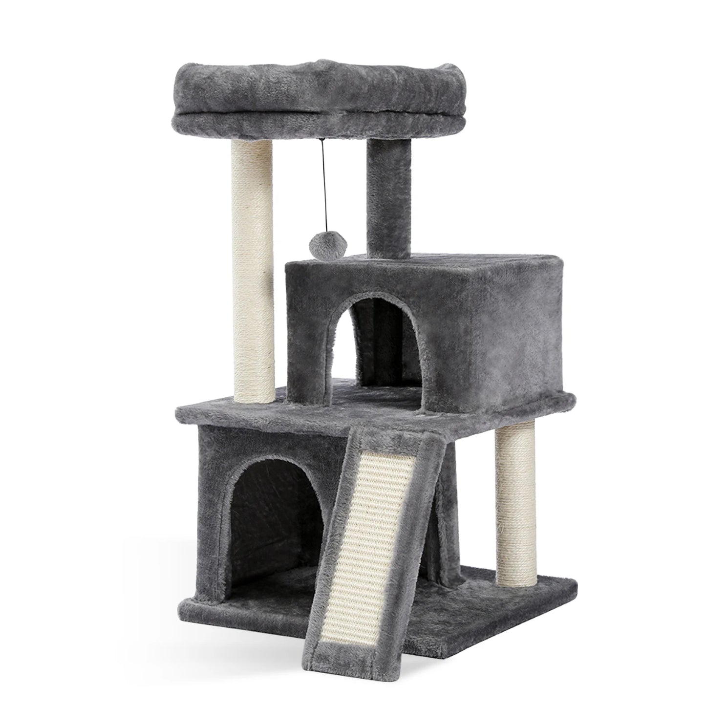 “Mega Cat Tower – Condos, Scratch Posts & Toys”