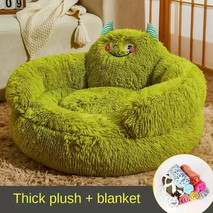Kennel Winter Warm Deep Sleep Small Dog Dog Mattress Removable and Washable Pet Dog Supplies