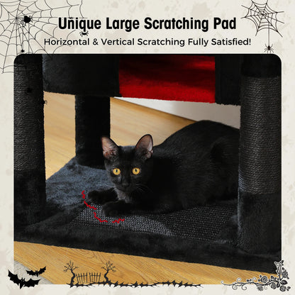 “Purr Palace – Large Tree with Scratcher & Bed”
