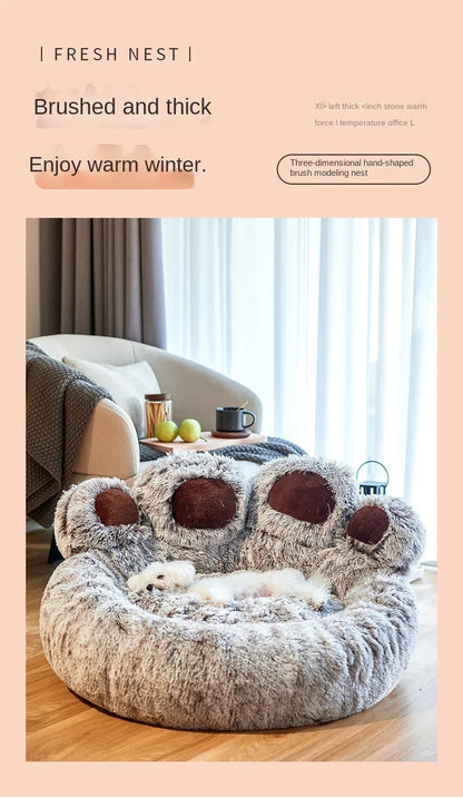 Kennel Winter Warm Deep Sleep Small Dog Dog Mattress Removable and Washable Pet Dog Supplies