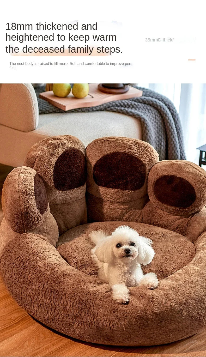 Kennel Winter Warm Deep Sleep Small Dog Dog Mattress Removable and Washable Pet Dog Supplies