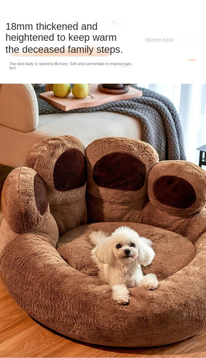 Kennel Winter Warm Deep Sleep Small Dog Dog Mattress Removable and Washable Pet Dog Supplies