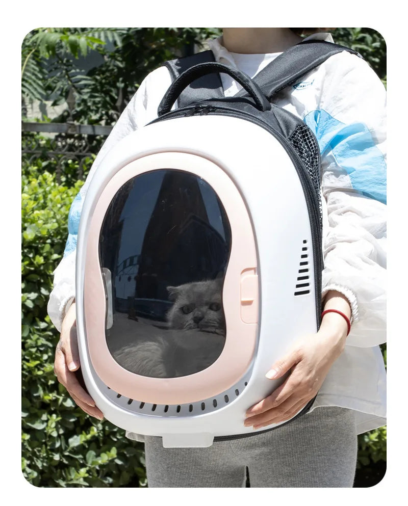 “Space Cat Backpack – Comfy & Cool for Travel”