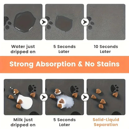 Waterproof Pet Feeding Mat – Quick-Dry Absorbent Non-Slip Design
