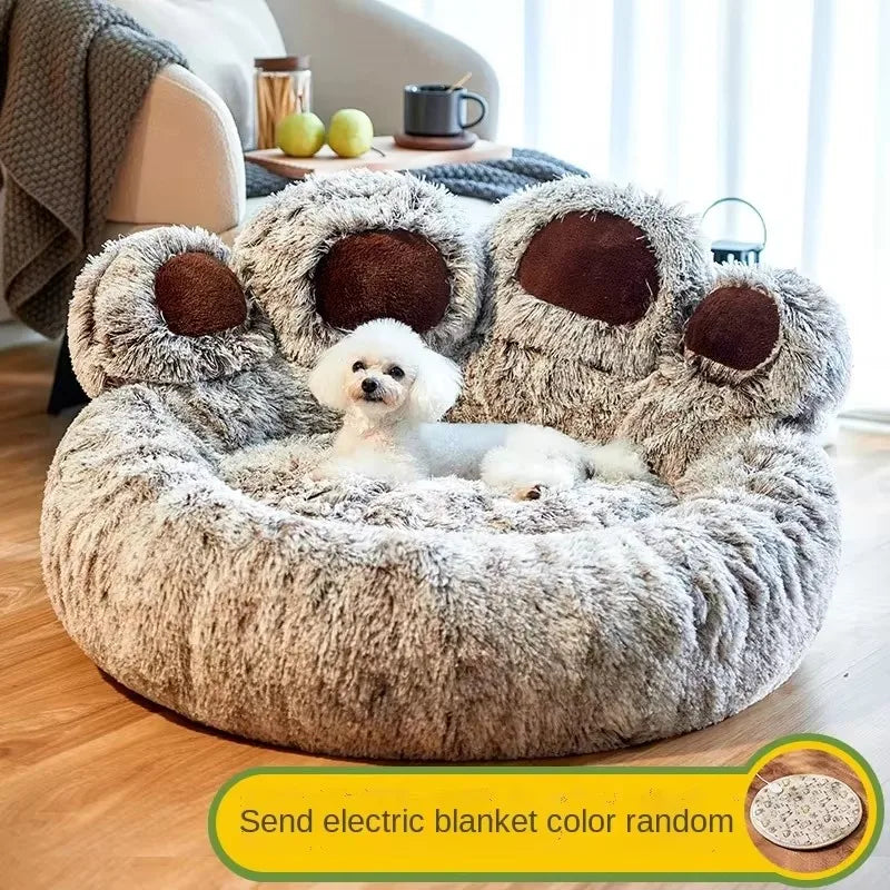 Kennel Winter Warm Deep Sleep Small Dog Dog Mattress Removable and Washable Pet Dog Supplies