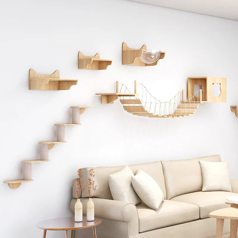 “Wall Cat Perch – Bridge, House & Climbing Fun”